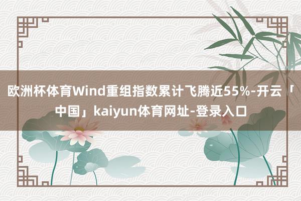 欧洲杯体育Wind重组指数累计飞腾近55%-开云「中国」kaiyun体育网址-登录入口