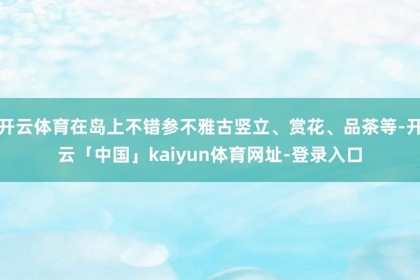 开云体育在岛上不错参不雅古竖立、赏花、品茶等-开云「中国」kaiyun体育网址-登录入口