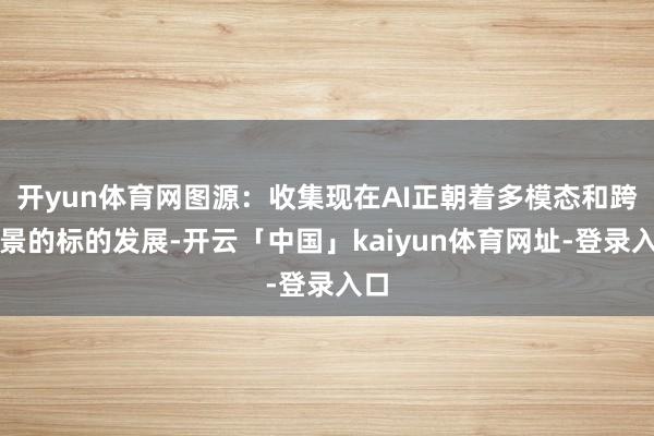 开yun体育网图源:收集现在AI正朝着多模态和跨场景的标的发展-开云「中国」kaiyun体育网址-登录入口