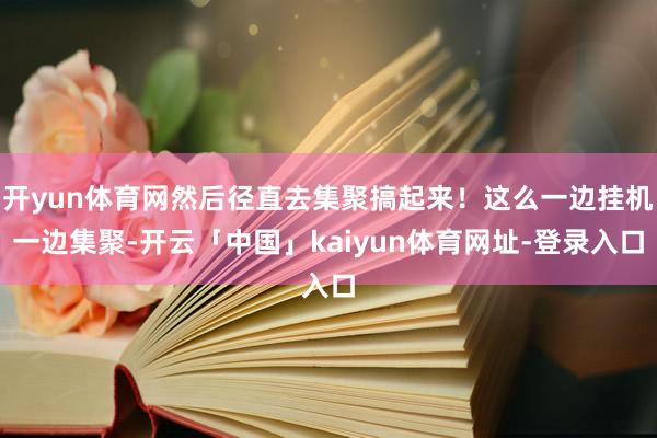 开yun体育网然后径直去集聚搞起来！这么一边挂机一边集聚-开云「中国」kaiyun体育网址-登录入口