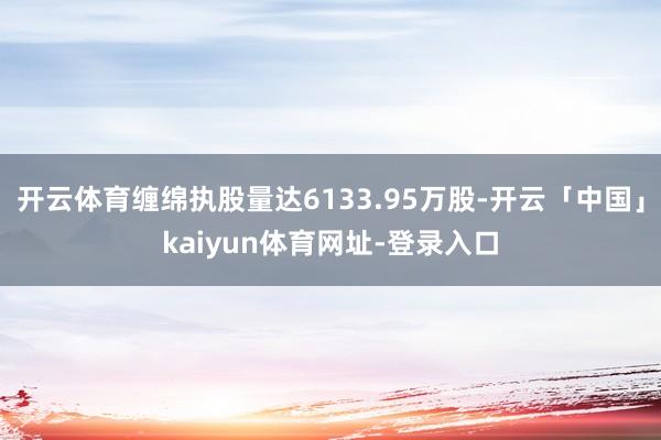 开云体育缠绵执股量达6133.95万股-开云「中国」kaiyun体育网址-登录入口