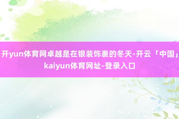 开yun体育网卓越是在银装饰裹的冬天-开云「中国」kaiyun体育网址-登录入口