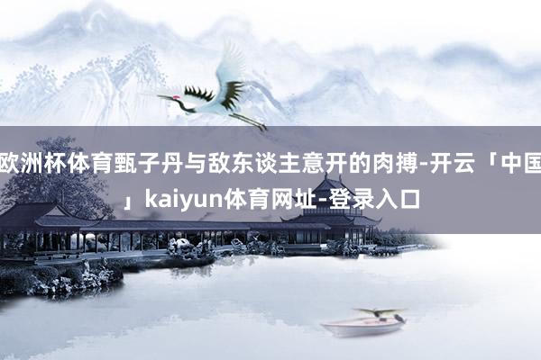 欧洲杯体育甄子丹与敌东谈主意开的肉搏-开云「中国」kaiyun体育网址-登录入口